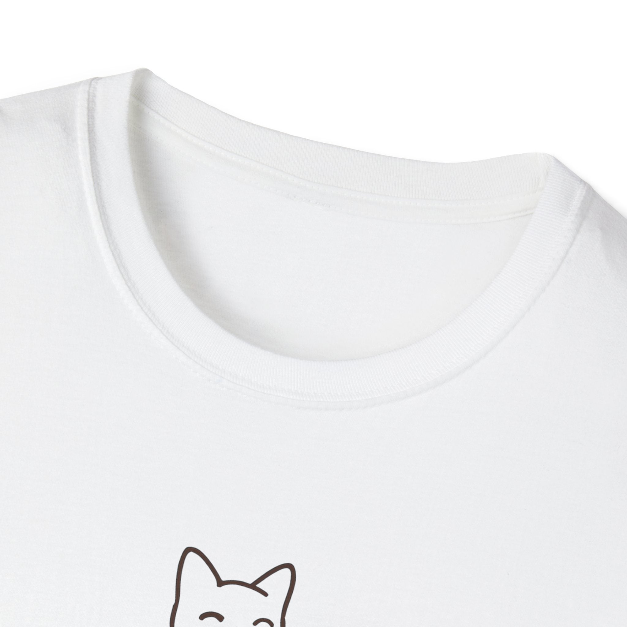 Cat T-Shirt — 'Purrfect Companion' Minimalist Cat Lover Tee