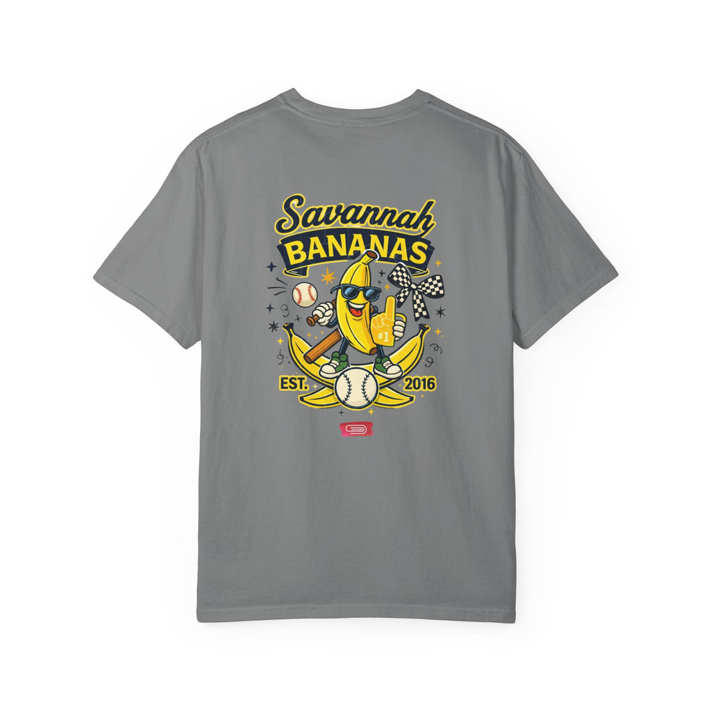 Savannah Bananas Baseball T-Shirt — Retro Banana Mascot Tee