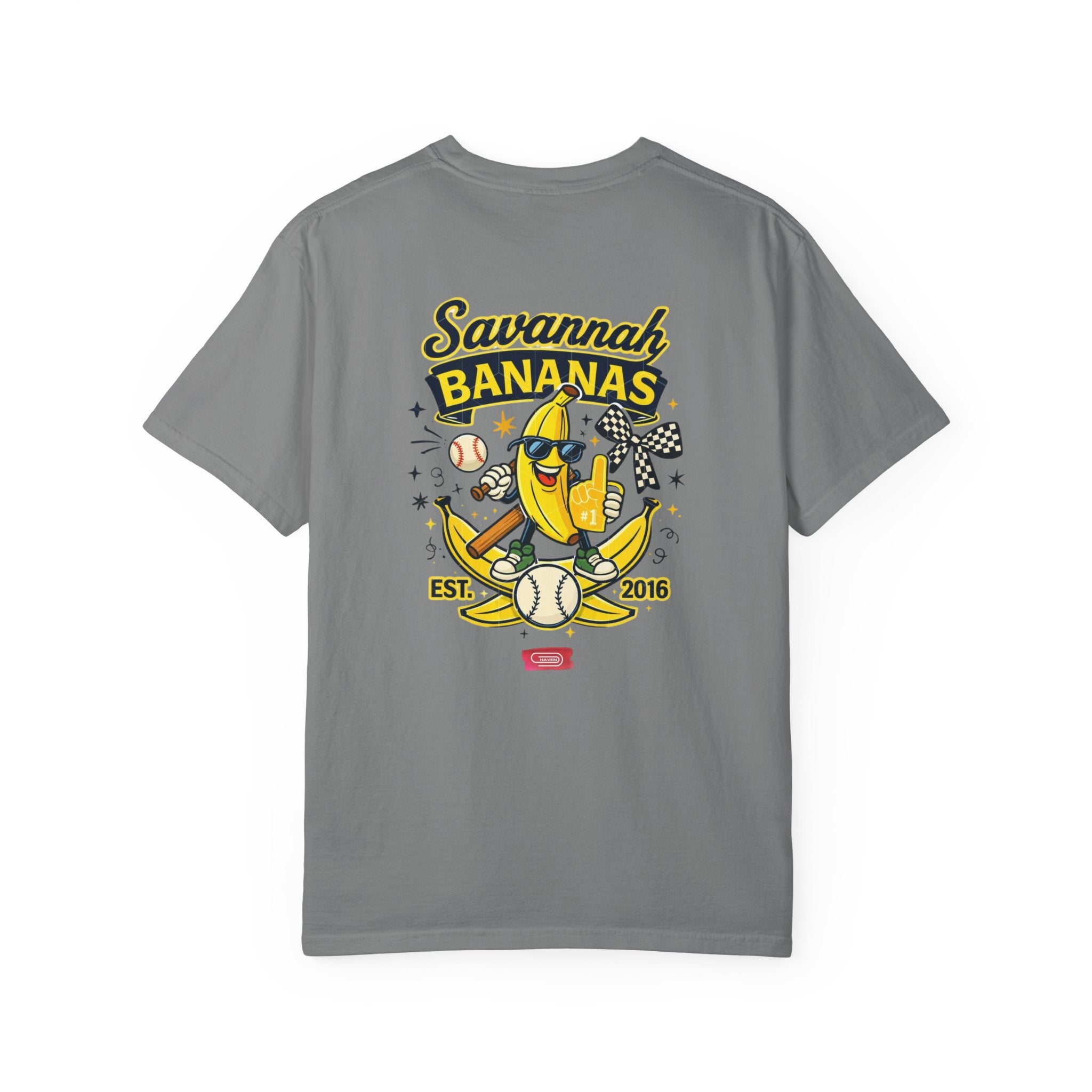 Savannah Bananas Baseball T-Shirt — Retro Banana Mascot Tee