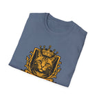 Cat Crest T-Shirt — "Best Cat Ever" Vintage Royal Cat Tee