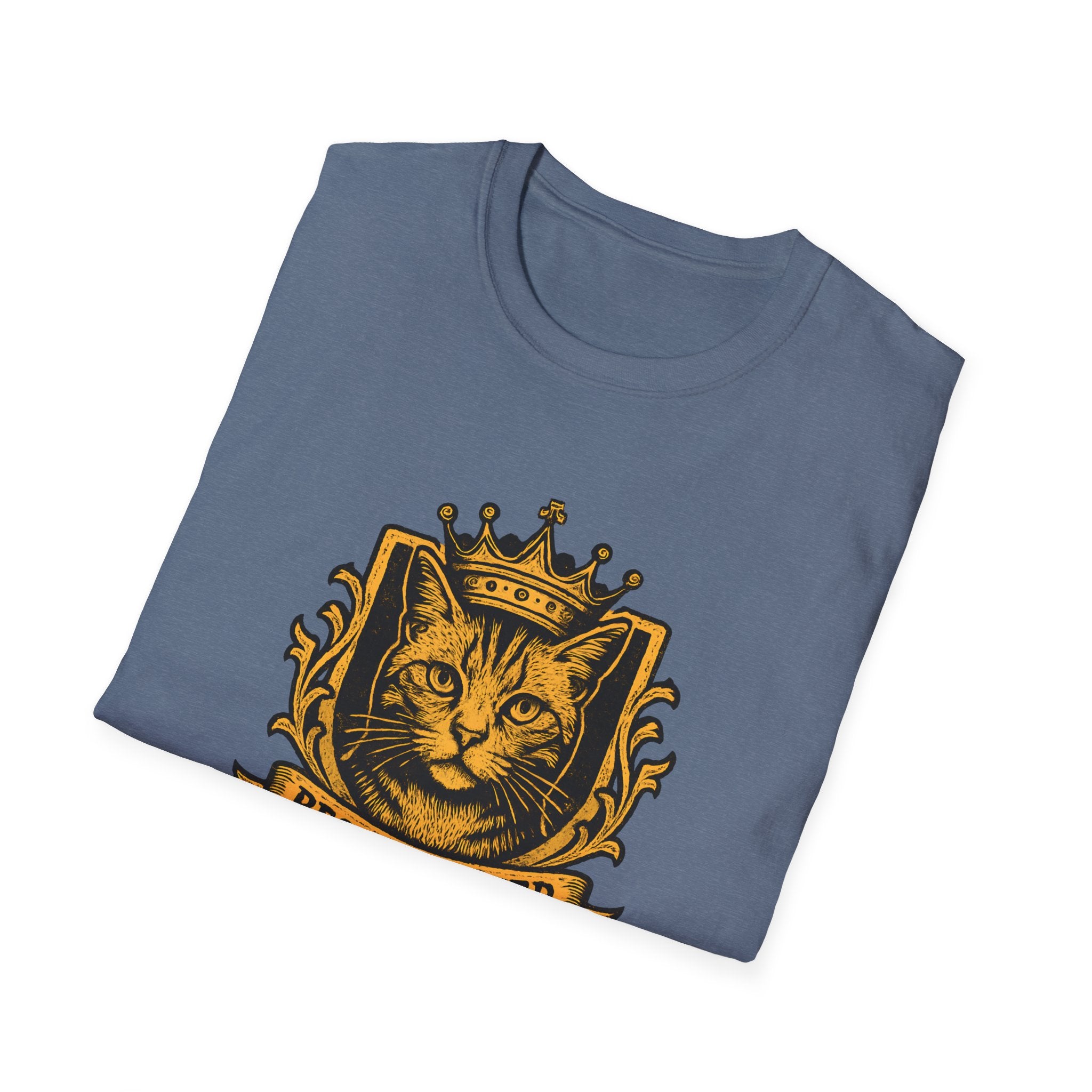 Cat Crest T-Shirt — "Best Cat Ever" Vintage Royal Cat Tee