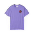 Sunset Sand T-Shirt — Palm Tree Beach Graphic Tee