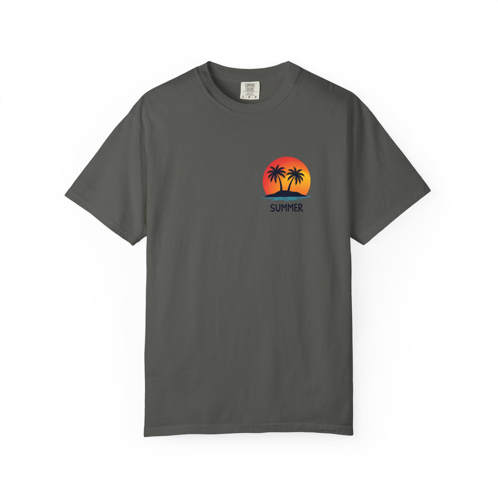 Summer Palm T-Shirt — Sunset Graphic Tee