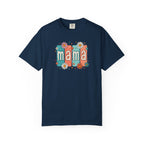Mama Floral Tee — Retro Block Letter Mother's Day T-Shirt