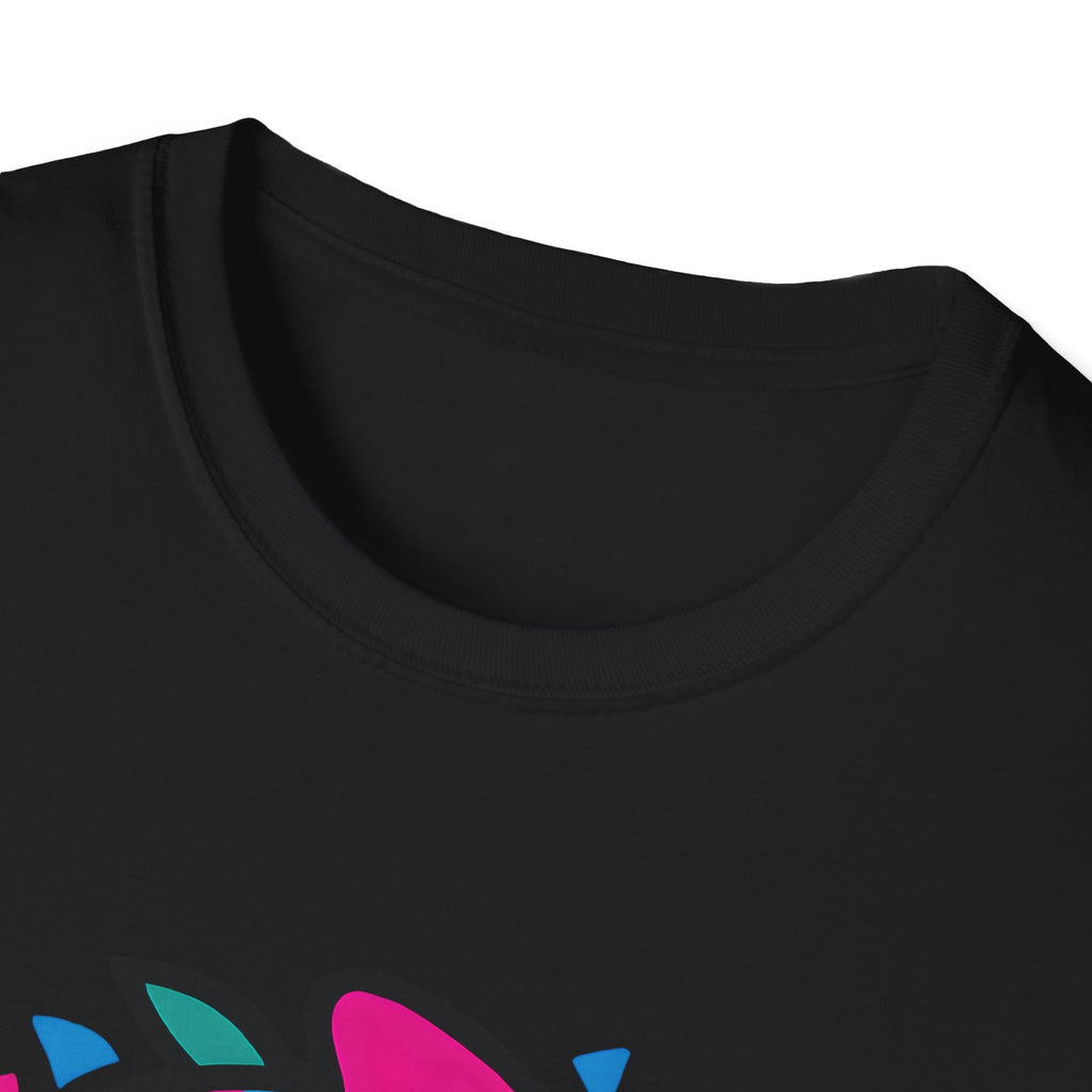 Unisex T-Shirt — 'Unleash Your Colors' Rainbow Chameleon Graphic Tee