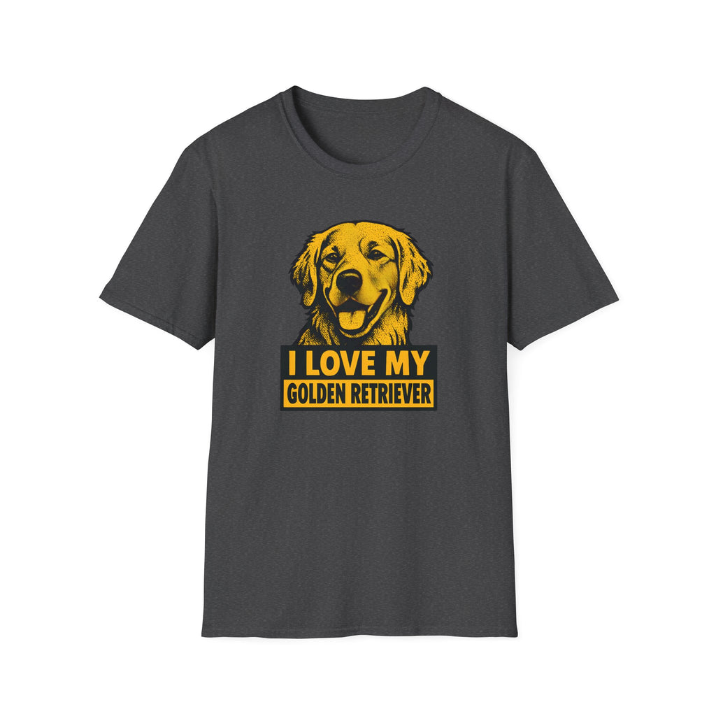 I Love My Golden Retriever T-Shirt — Cute Dog Lover Tee