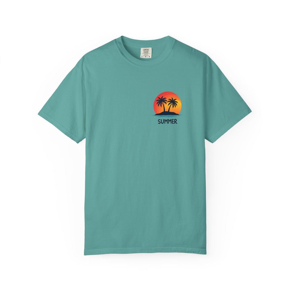 Summer Palm T-Shirt — Sunset Graphic Tee