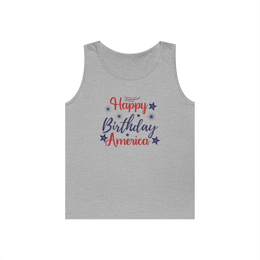 Patriotic "Happy Birthday America" Tank