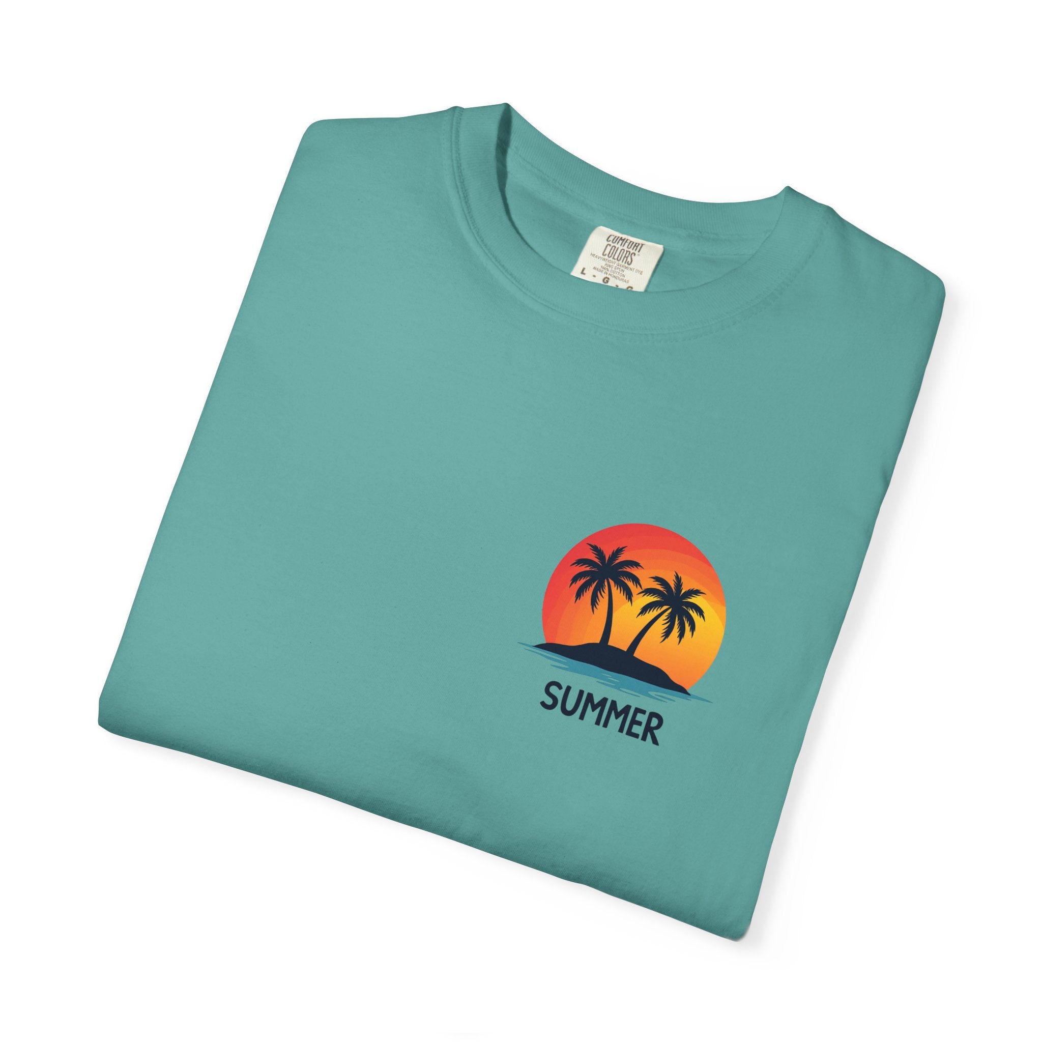 Summer Palm T-Shirt — Sunset Graphic Tee