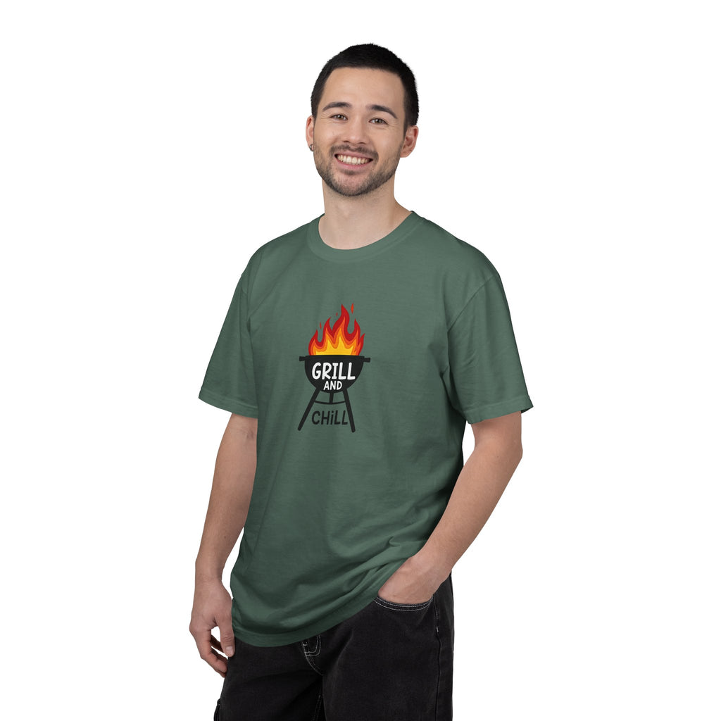 Grill and Chill T-Shirt — BBQ Graphic Tee for Grill Lovers