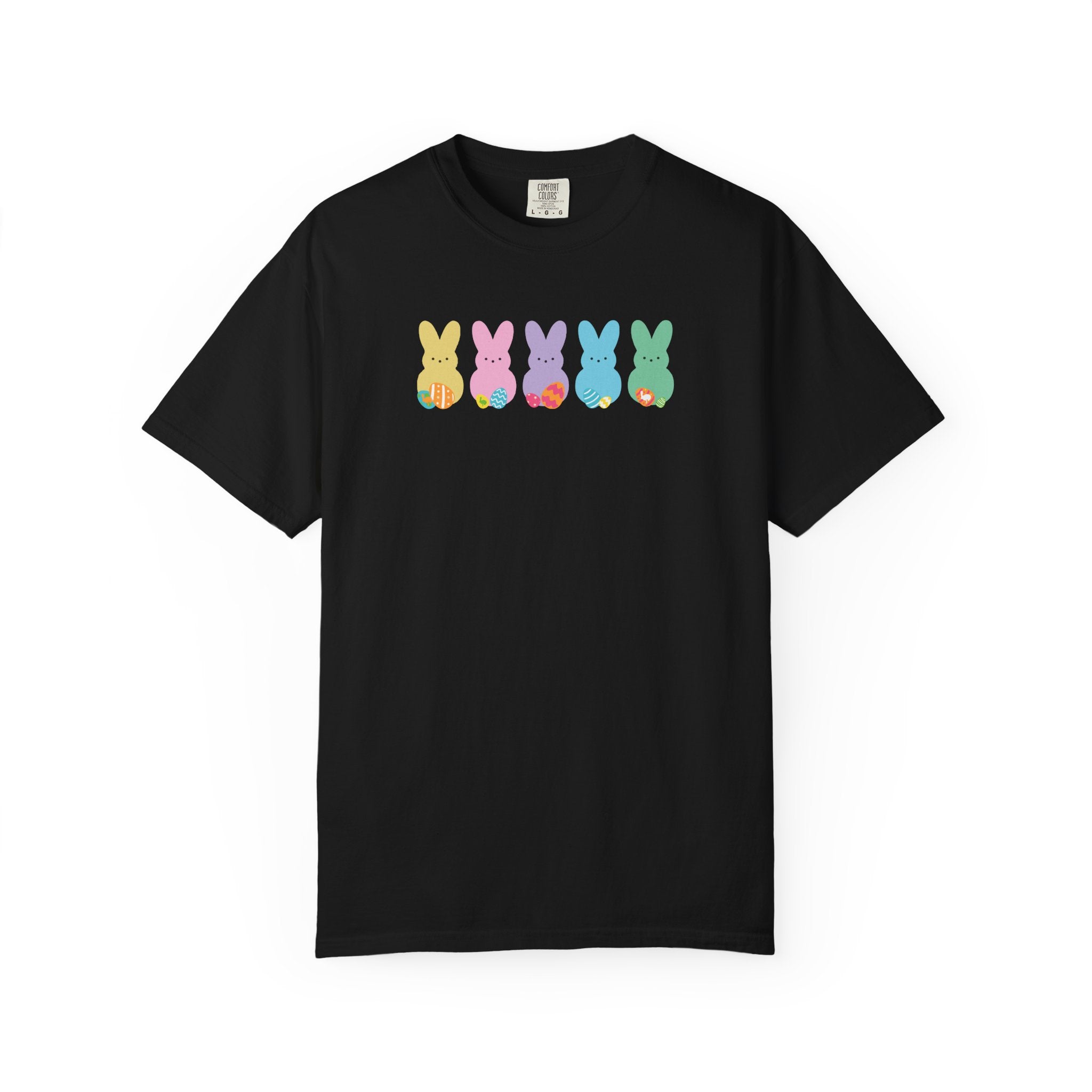 Easter Pastel Bunny Row T-Shirt