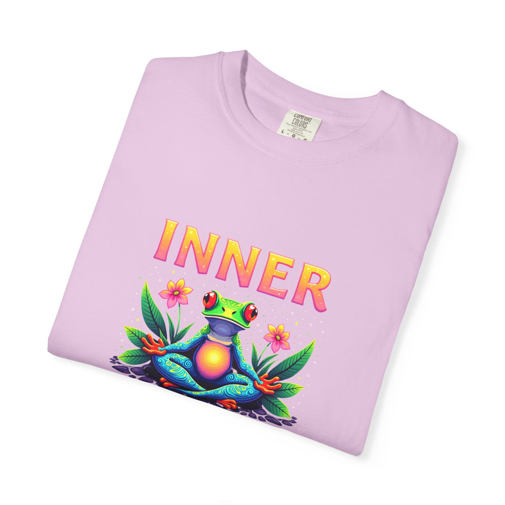 Inner Harmony Frog T-Shirt – Meditation Yoga Graphic Tee