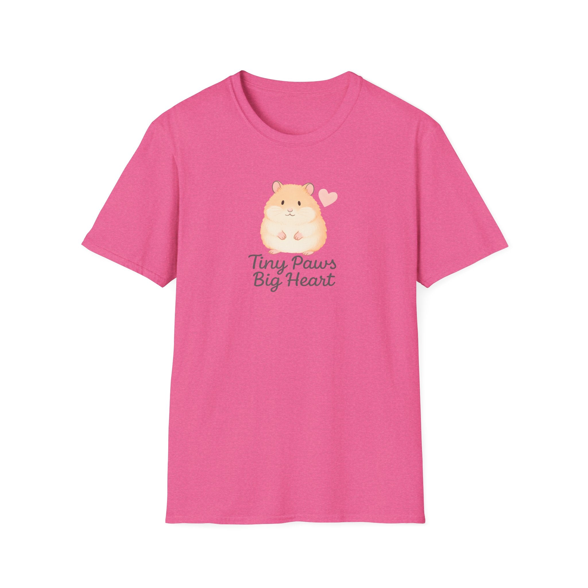 Tiny Paws Big Heart T-Shirt — Cute Hamster Graphic Tee