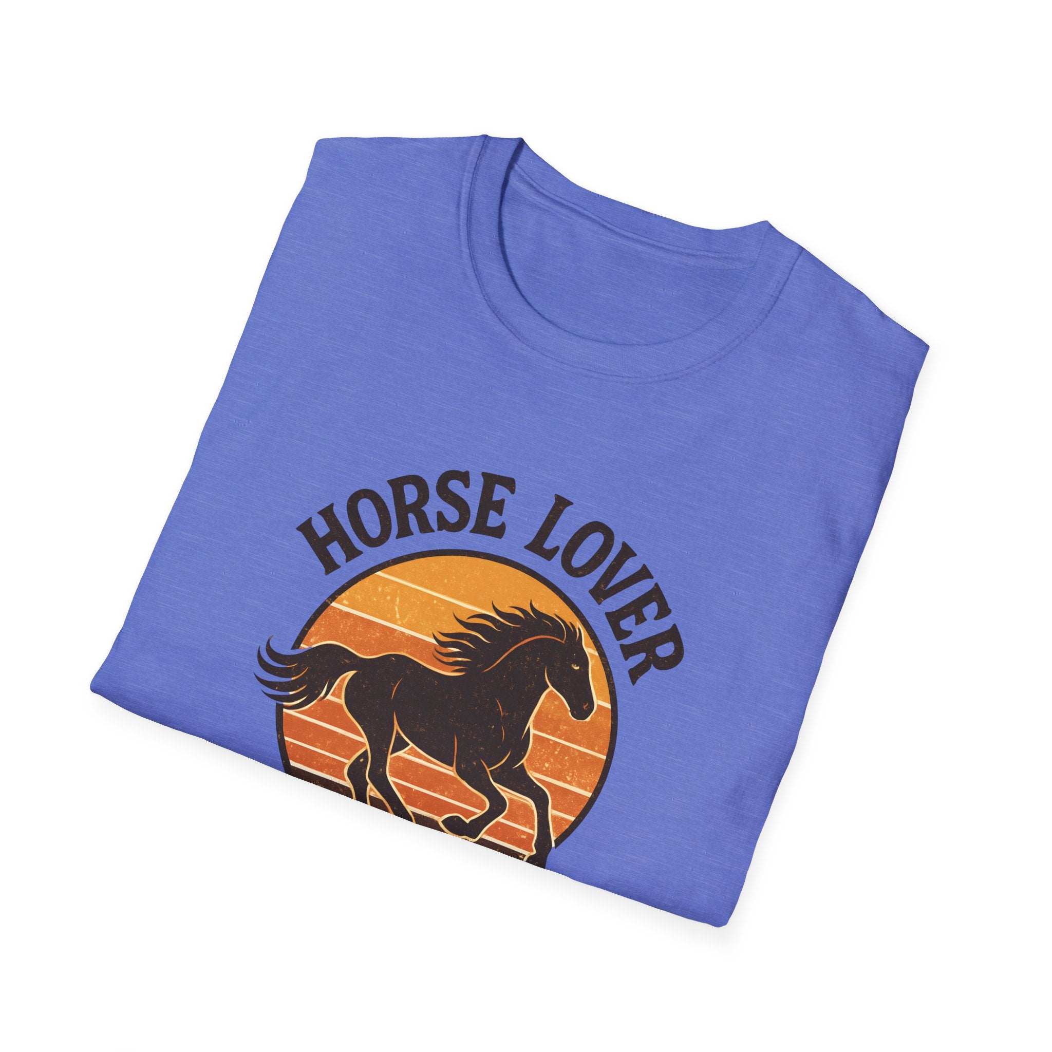 Horse Lover T-Shirt — Running Horse Sunset Graphic Tee