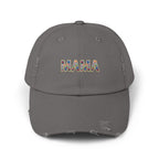 MAMA Distressed Baseball Cap — Floral Patch Mom Hat