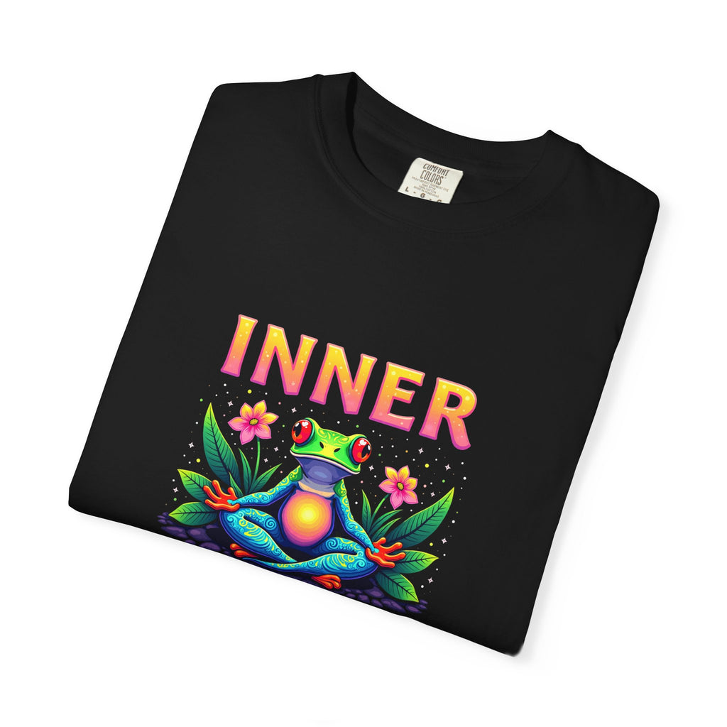 Inner Harmony Frog T-Shirt – Meditation Yoga Graphic Tee