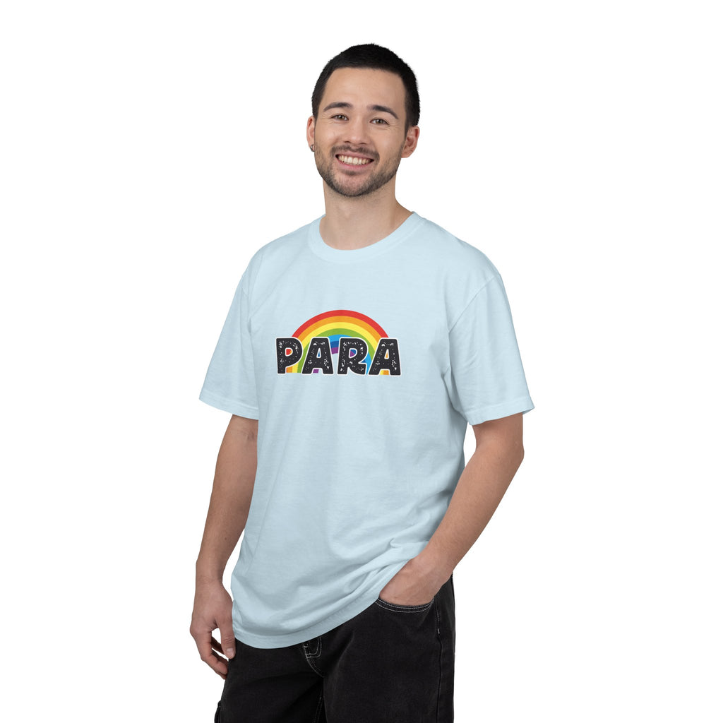 PARA Rainbow Graphic T-Shirt – Colorful Pride-Inspired Lettering