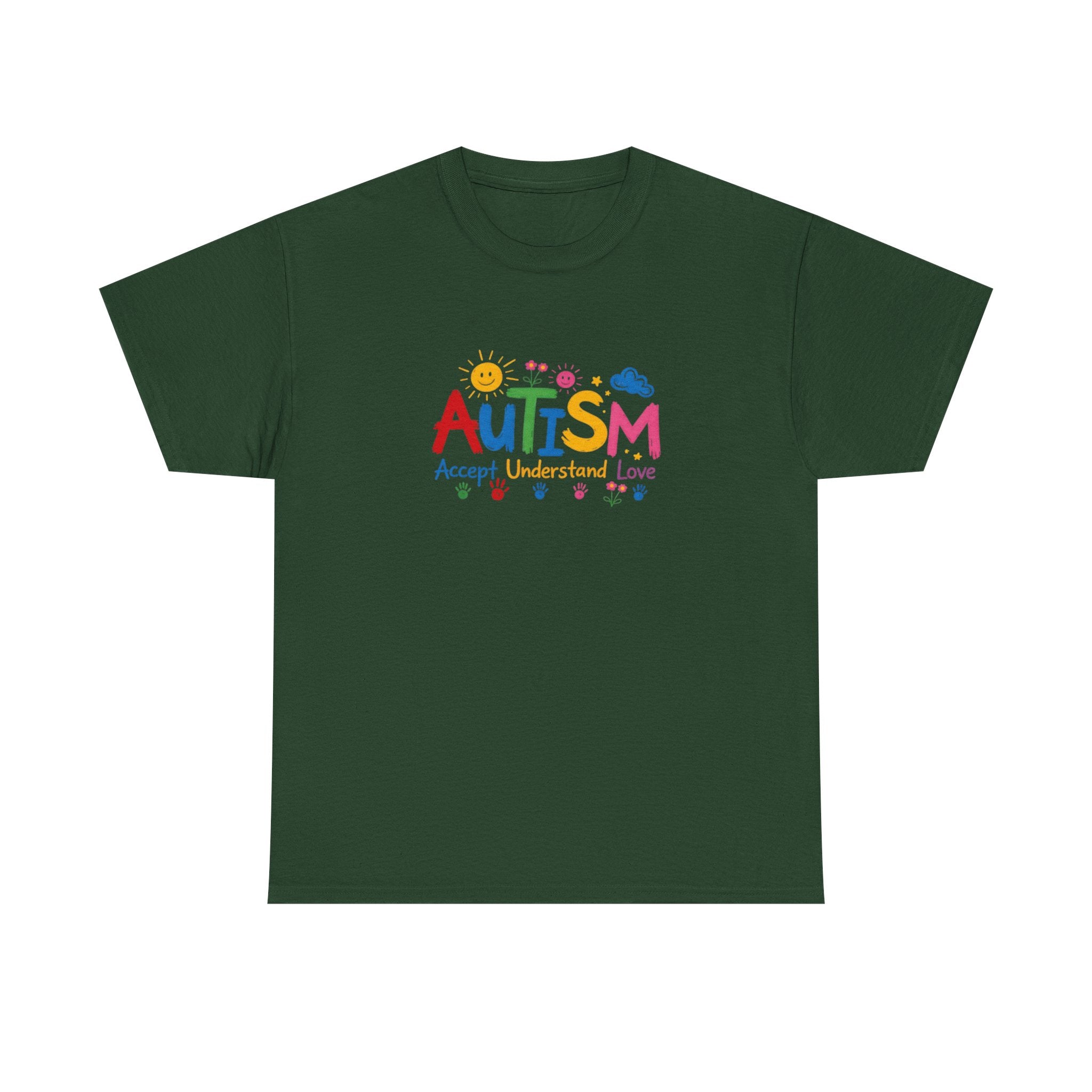Autism Awareness T-Shirt - "Autism Accept Understand Love"