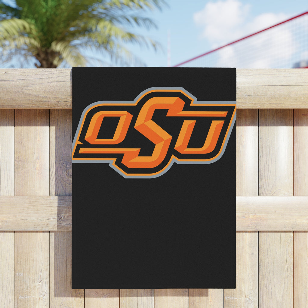 OSU Logo Beach Towel – Collegiate Orange & Black Pool / Stadium Towel