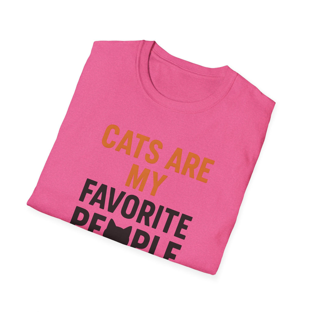 Cats Are My Favorite People T-Shirt — Funny Cat Lover Tee
