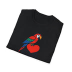 Parrot Lover T-Shirt — "My Heart Belongs to My Parrot" Graphic Tee