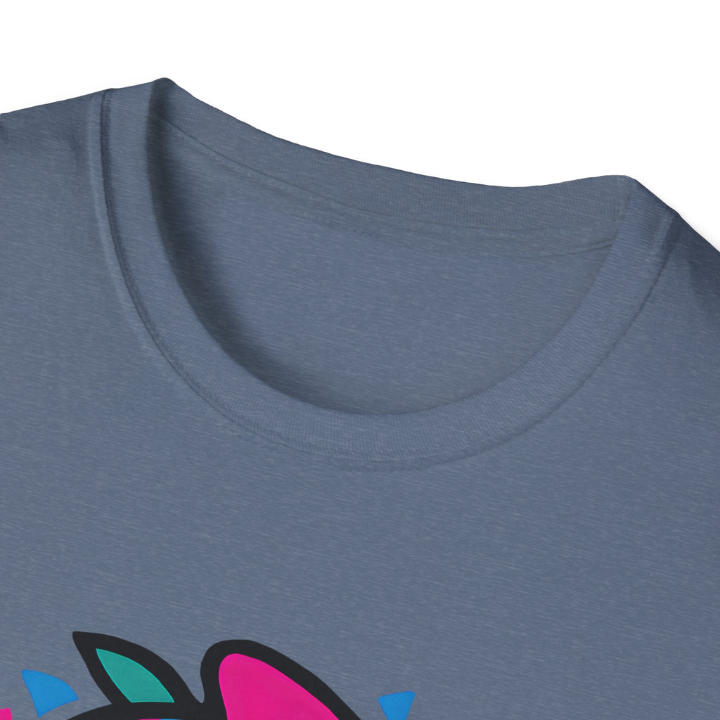 Unisex T-Shirt — 'Unleash Your Colors' Rainbow Chameleon Graphic Tee