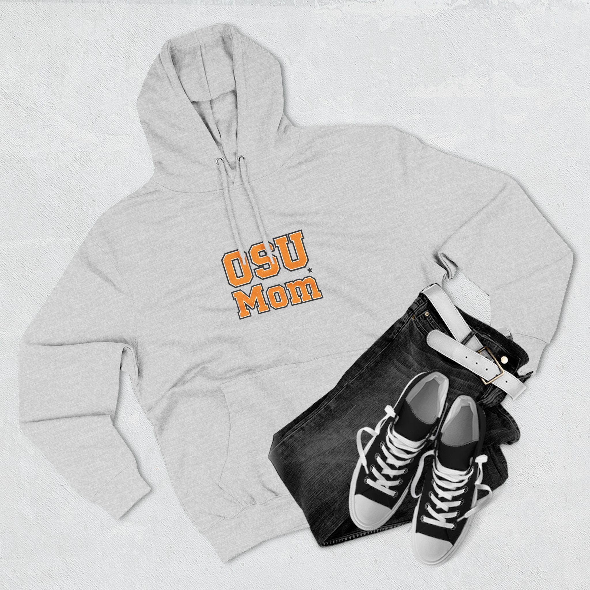 OSU Mom Hoodie — College Spirit Pullover for Proud Ohio State Moms