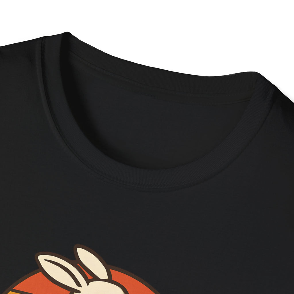 Hoppy Days Ahead T-Shirt — Retro Bunny Easter Tee