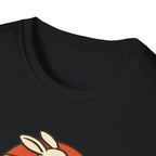 Hoppy Days Ahead T-Shirt — Retro Bunny Easter Tee