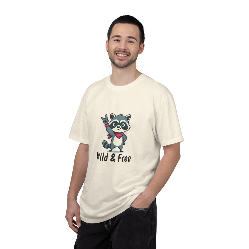 Raccoon "Wild & Free" T-Shirt