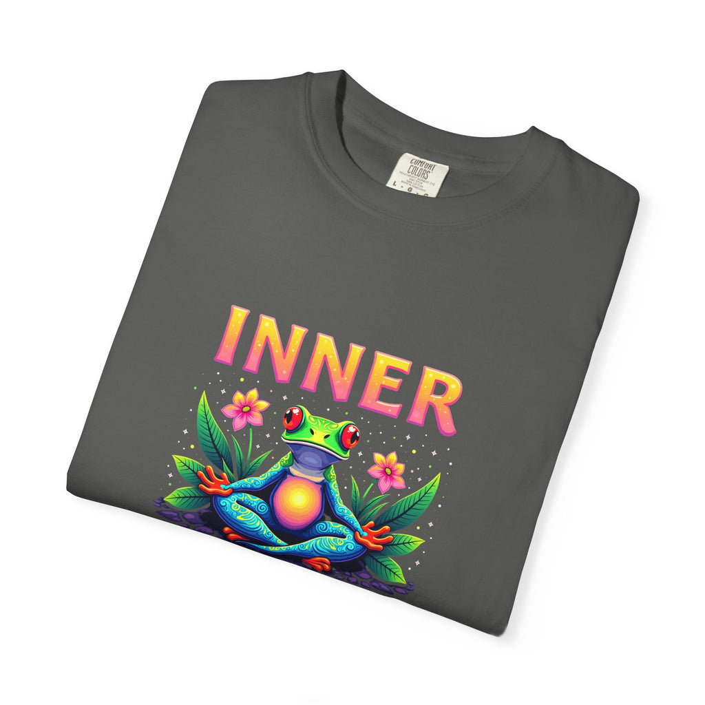 Inner Harmony Frog T-Shirt – Meditation Yoga Graphic Tee