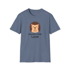 Hedgehog "Needle Little Love" T-Shirt — Cute Animal Graphic Tee