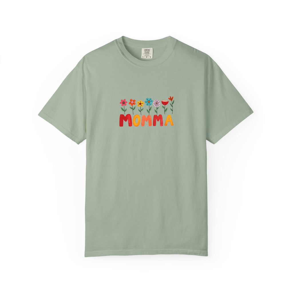 Momma Floral T-Shirt — Cute Colorful 'MOMMA' Mother's Day Tee