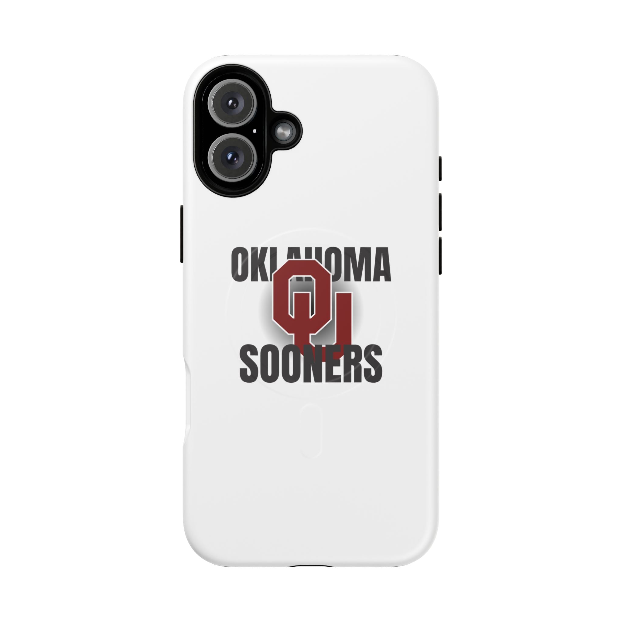 Oklahoma Sooners Tough Magnetic Phone Case — Durable Magnetic Snap-On College iPhone Cover