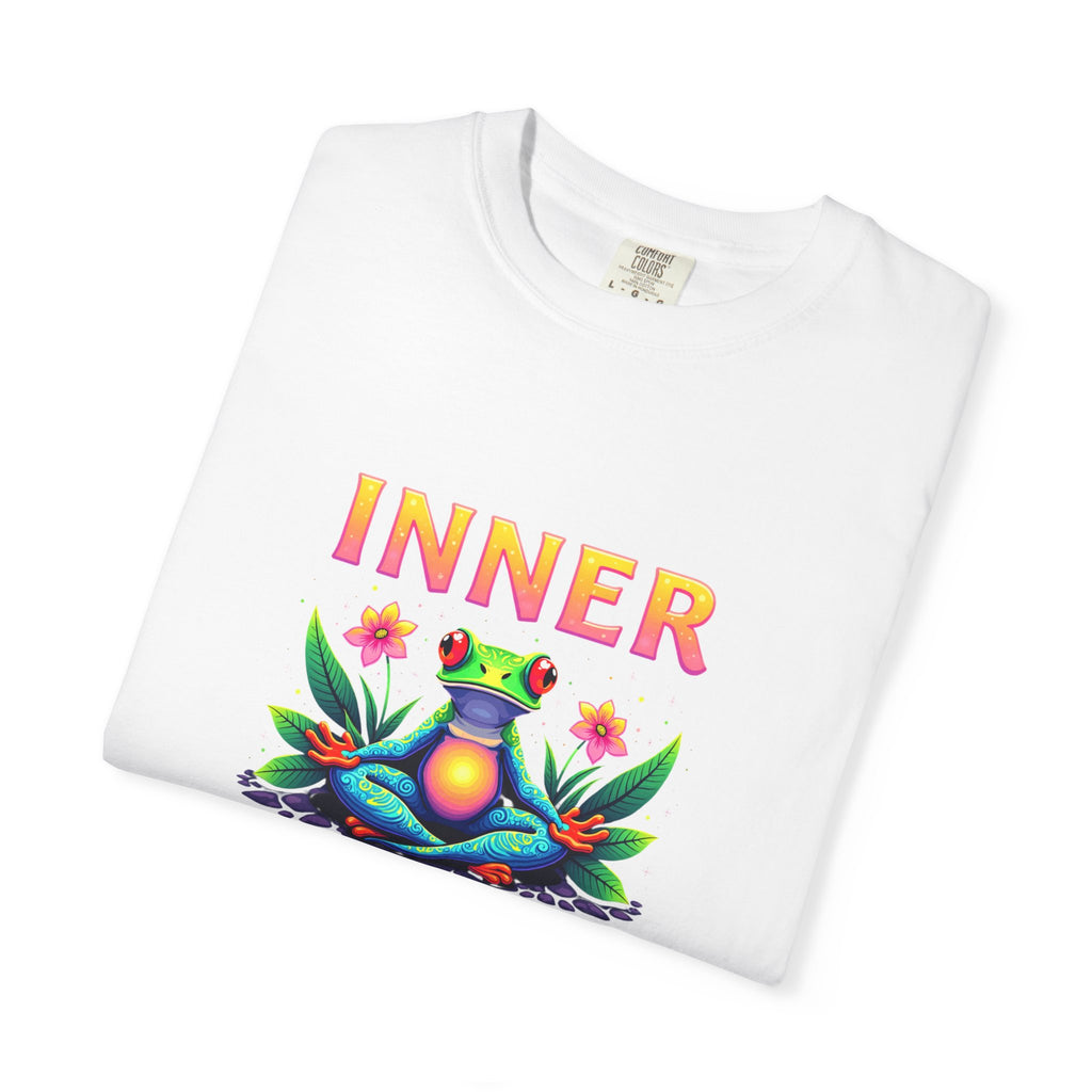 Inner Harmony Frog T-Shirt – Meditation Yoga Graphic Tee