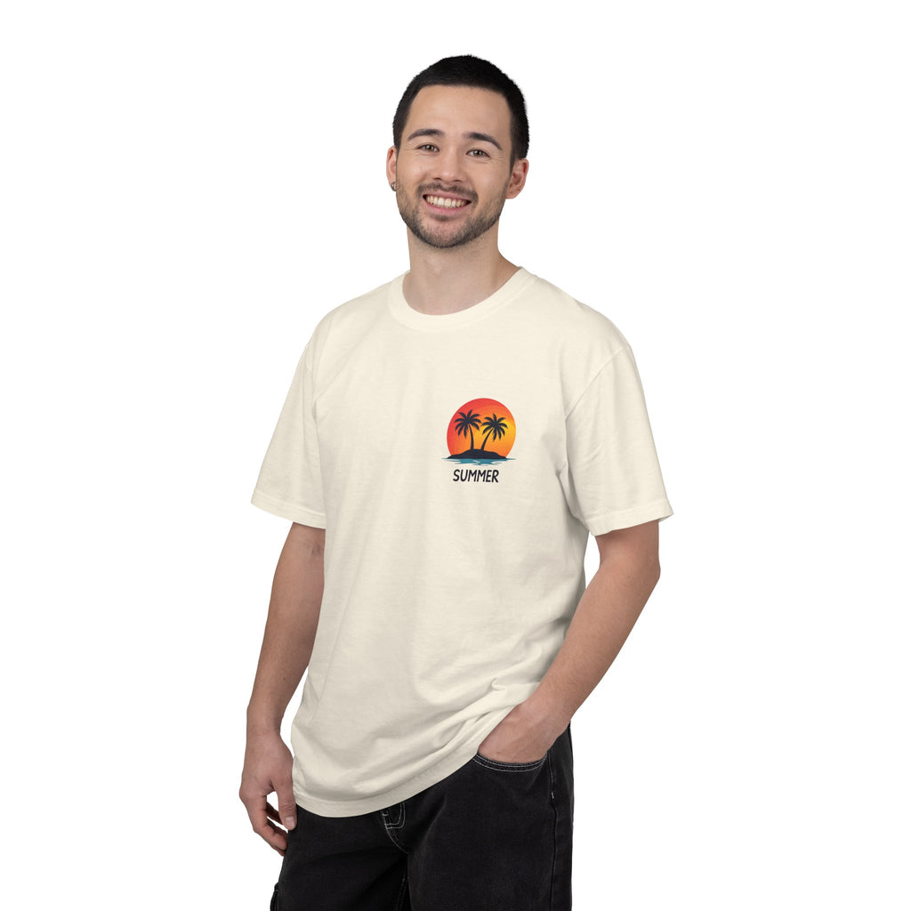 Summer Palm T-Shirt — Sunset Graphic Tee