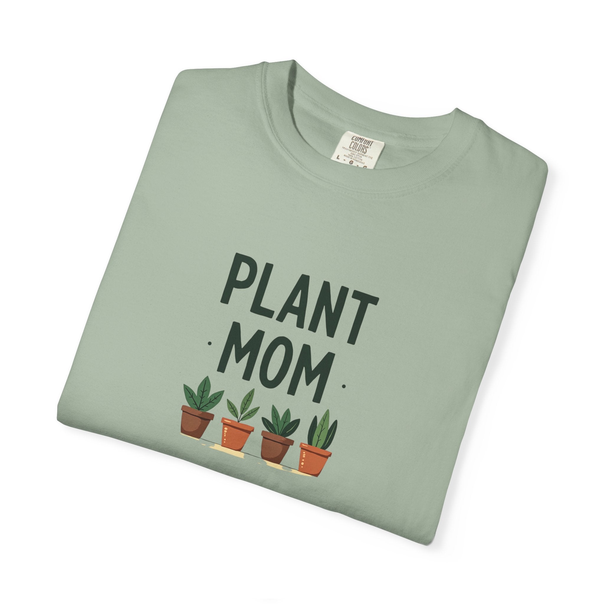Plant Mom T-Shirt — Cute Potted Plants Graphic Tee for Plant Lovers