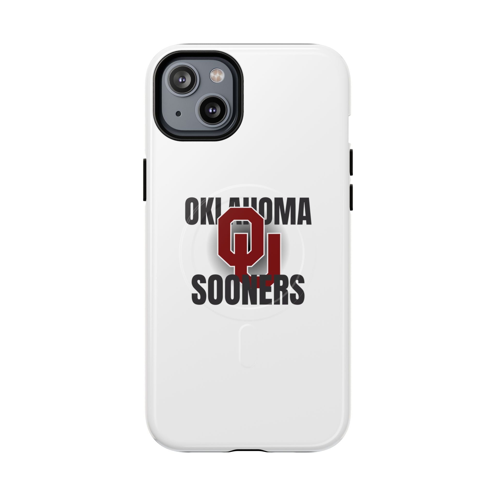 Oklahoma Sooners Tough Magnetic Phone Case — Durable Magnetic Snap-On College iPhone Cover
