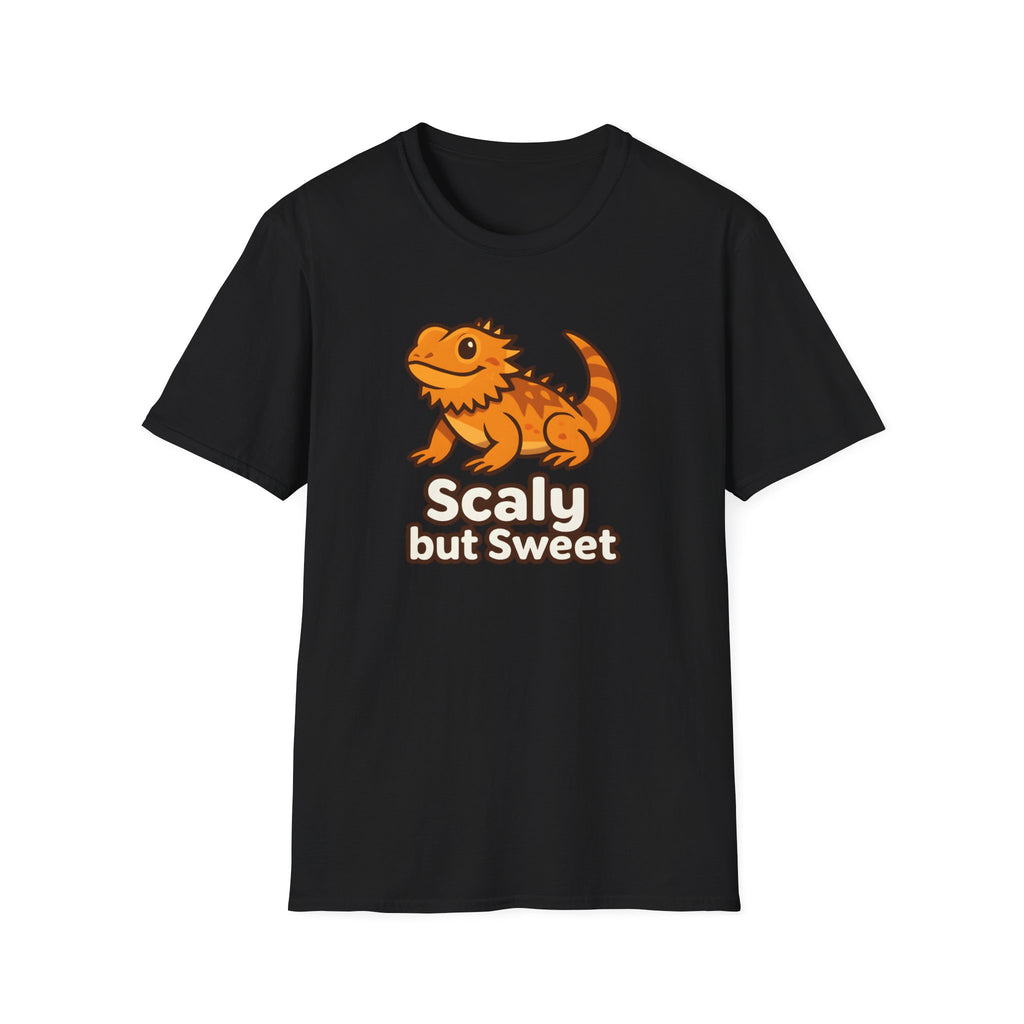 Bearded Dragon Tee - "Scaly but Sweet" Cute Lizard Graphic T-Shirt