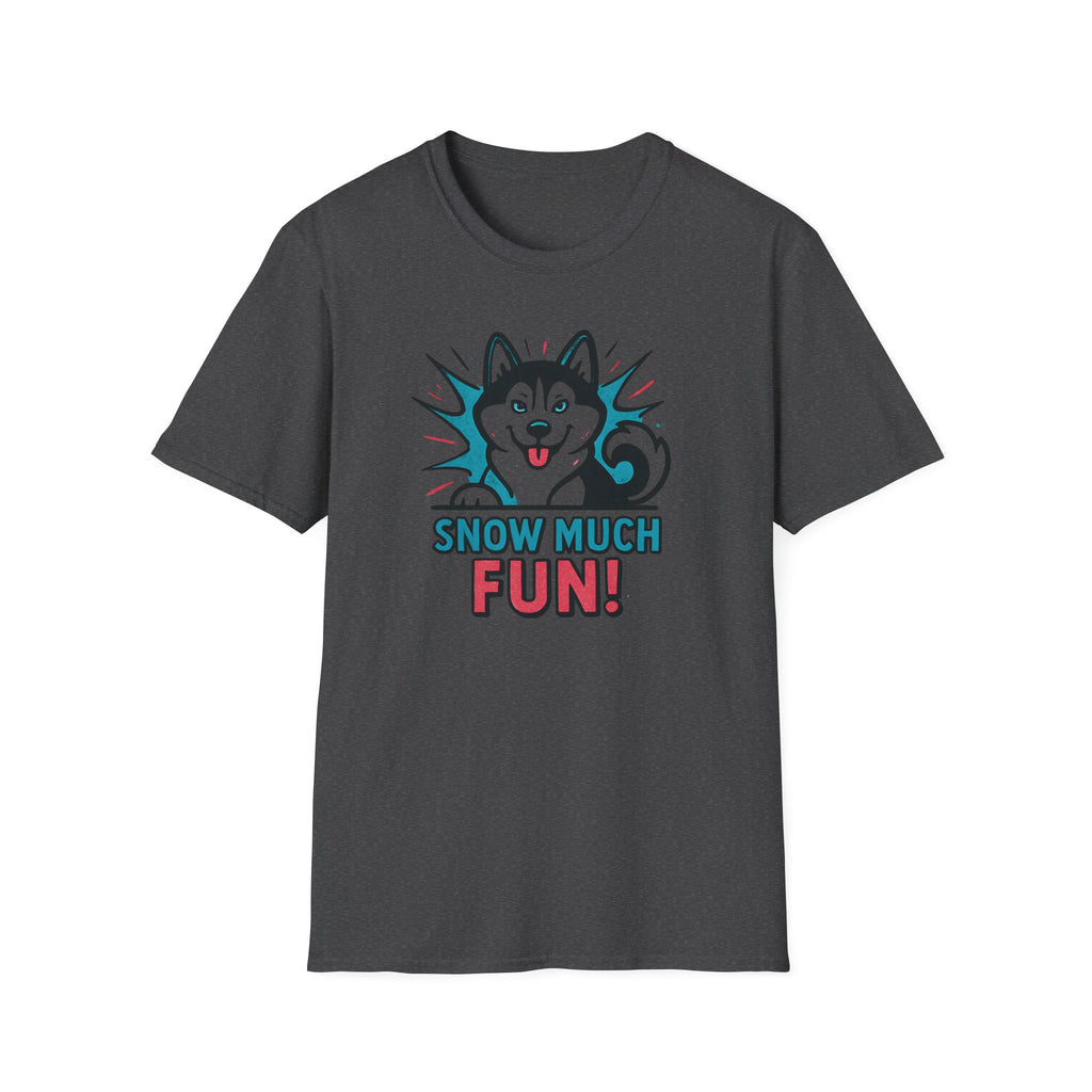 Husky 'Snow Much Fun!' T-Shirt