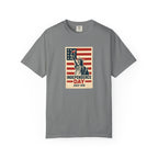 Independence Day T-Shirt – Statue of Liberty American Flag July 4th Graphic Tee
