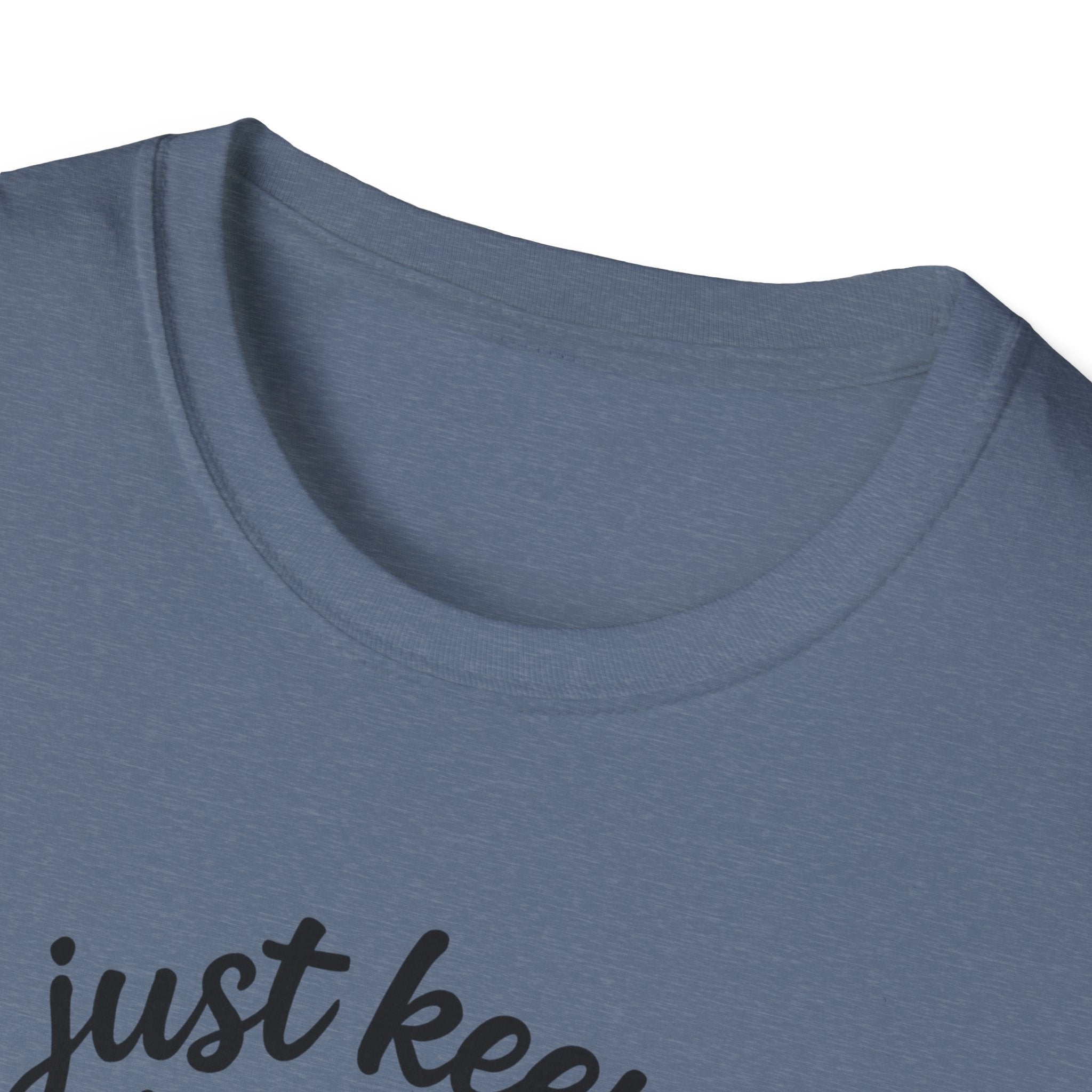 Just Keep Swimming Fish T-Shirt — Colorful Motivational Ocean Tee
