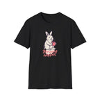 Morning Hopper Bunny T-Shirt — Cute Coffee Rabbit Tee