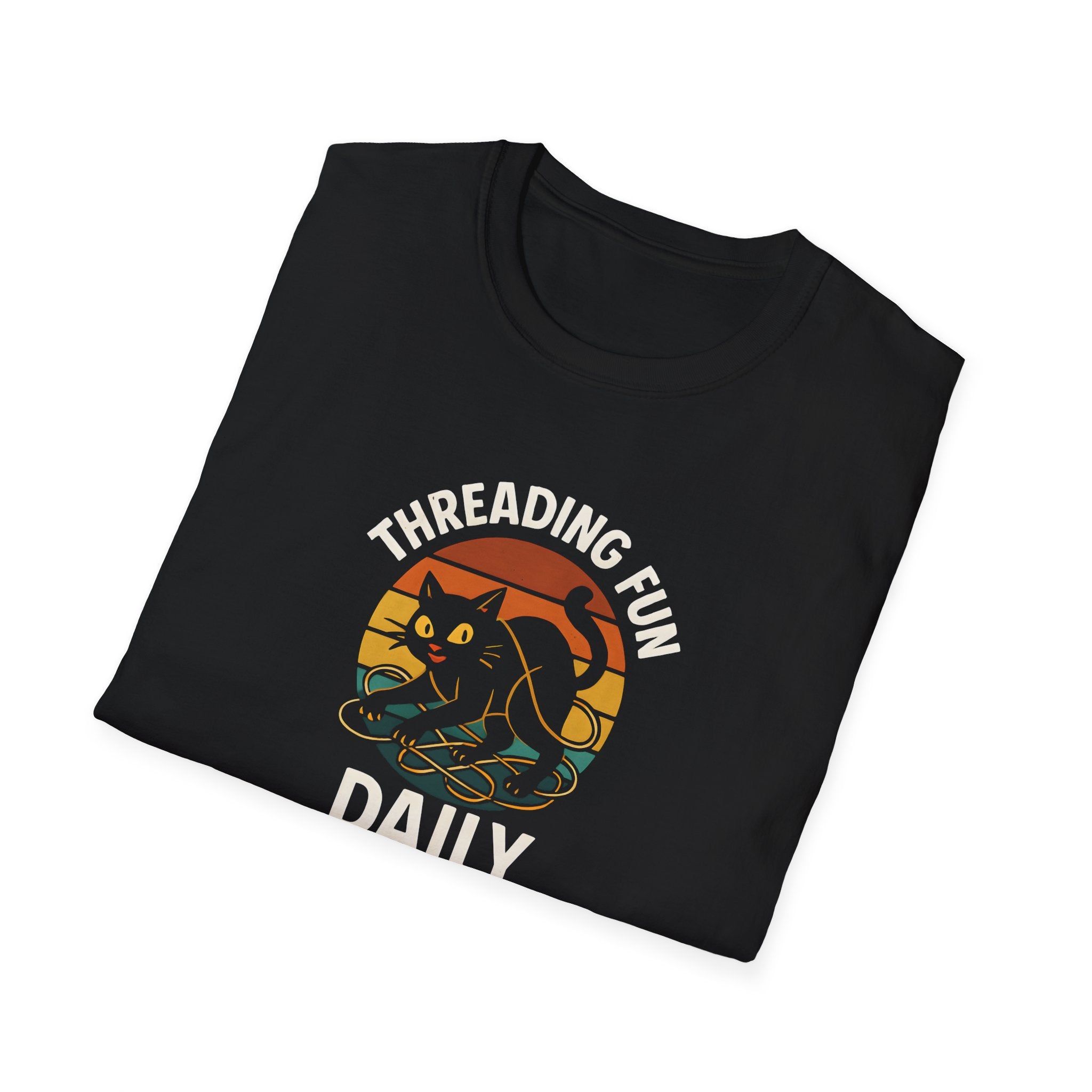 Surf Daily Graphic T-Shirt — Retro Sunset Wave Tee