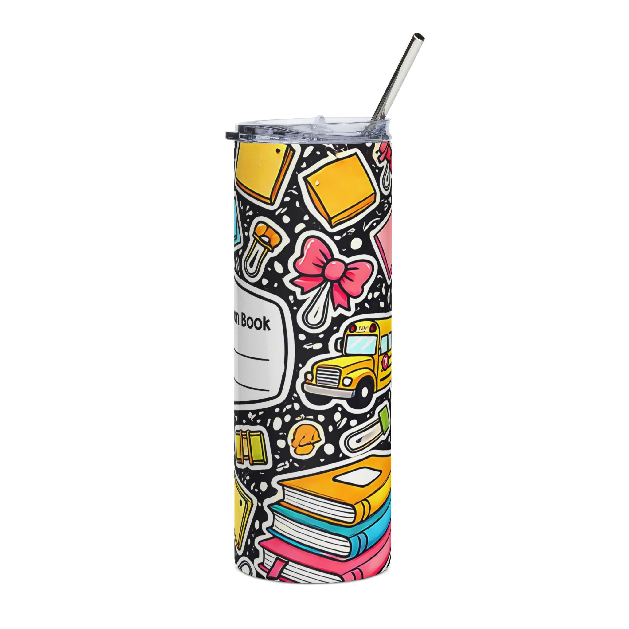 Composition Book School Supplies 20oz Stainless Steel Tumbler