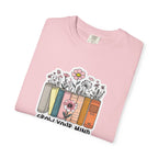 Grow Your Mind Book Stack T-Shirt