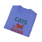 Cats Before People T-Shirt — Funny Retro Cat Lover Tee