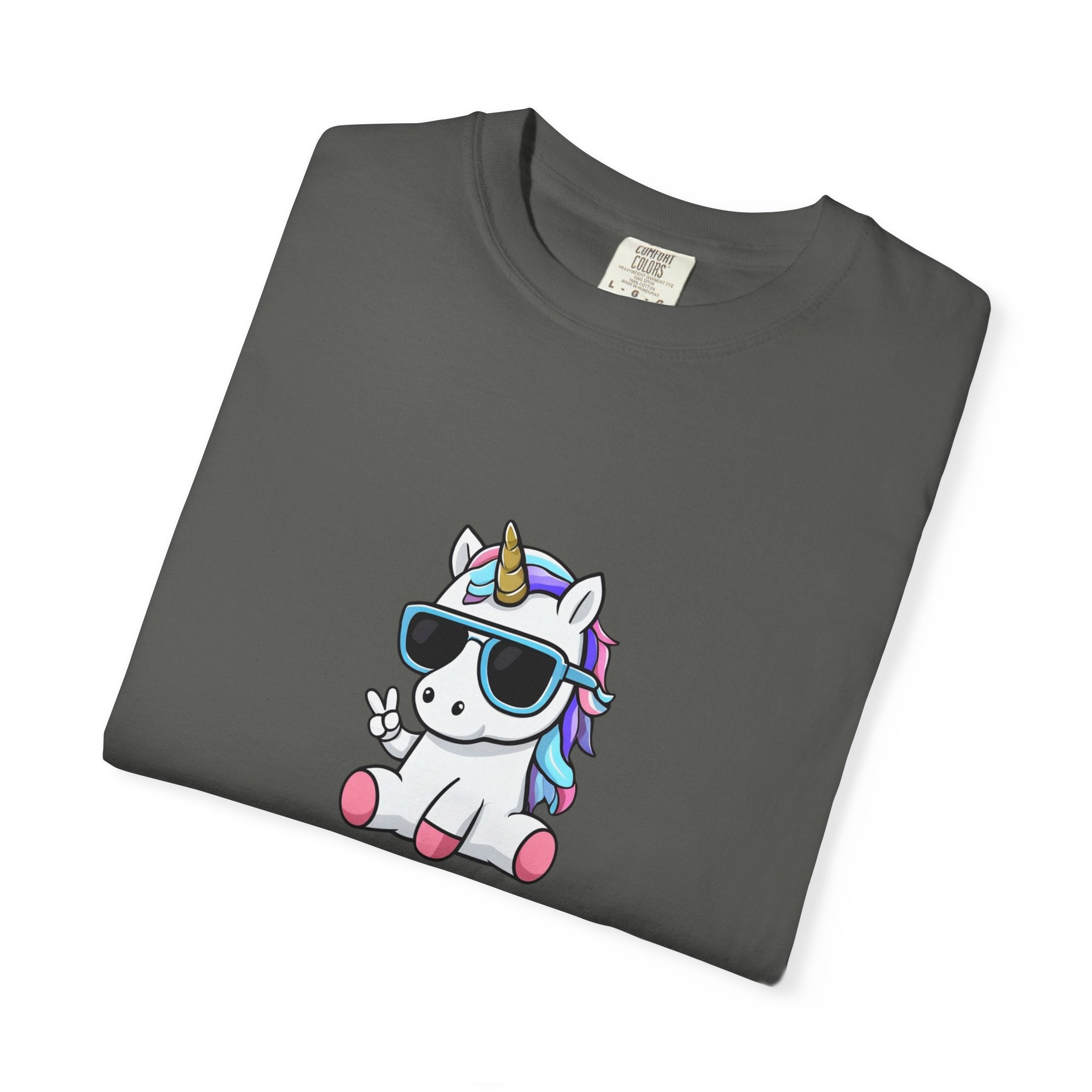 Unicorn Chill T-Shirt — Cute Sunglasses Unicorn Graphic Tee
