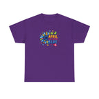 "In April We Wear Blue" Autism Awareness Floral Tee