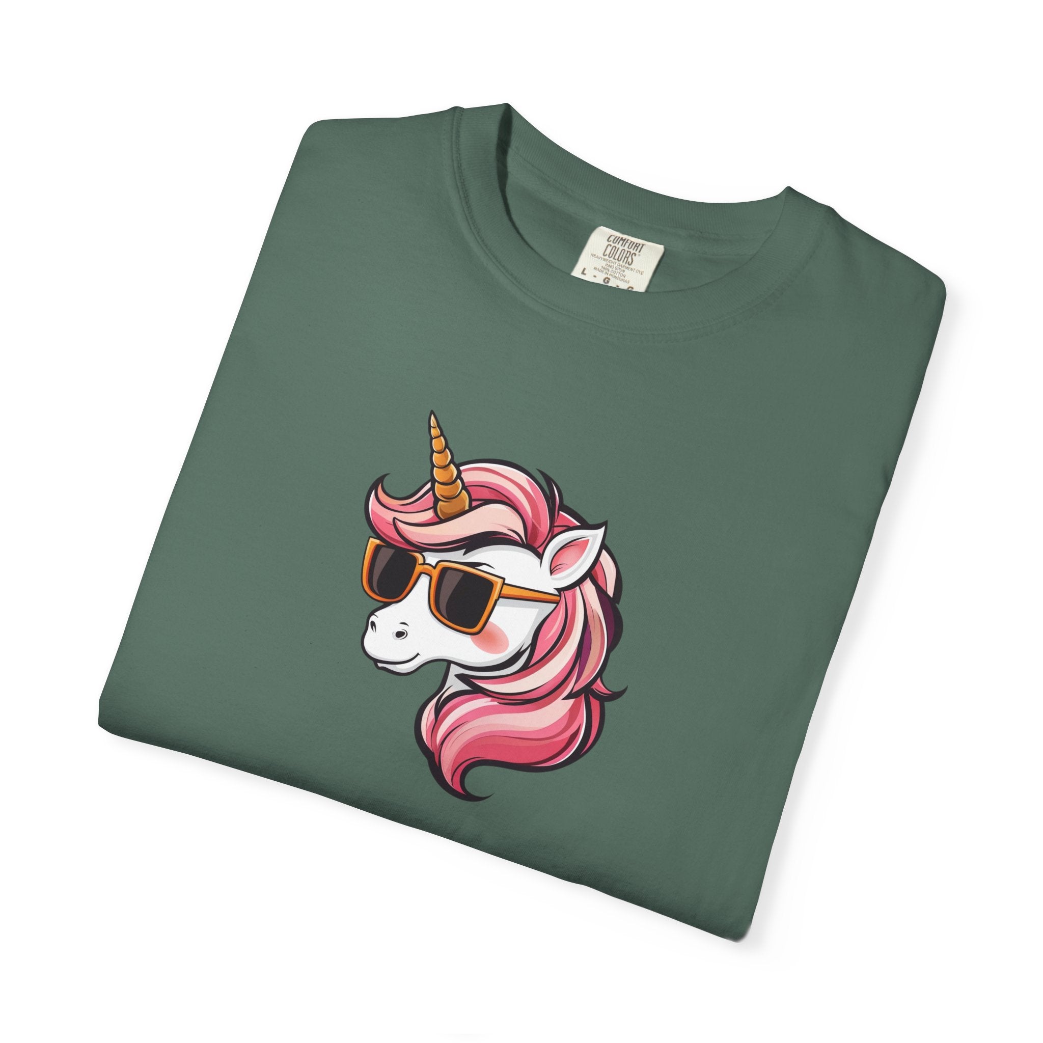Cool Unicorn T-Shirt — Sunglasses Pink Unicorn Graphic Tee